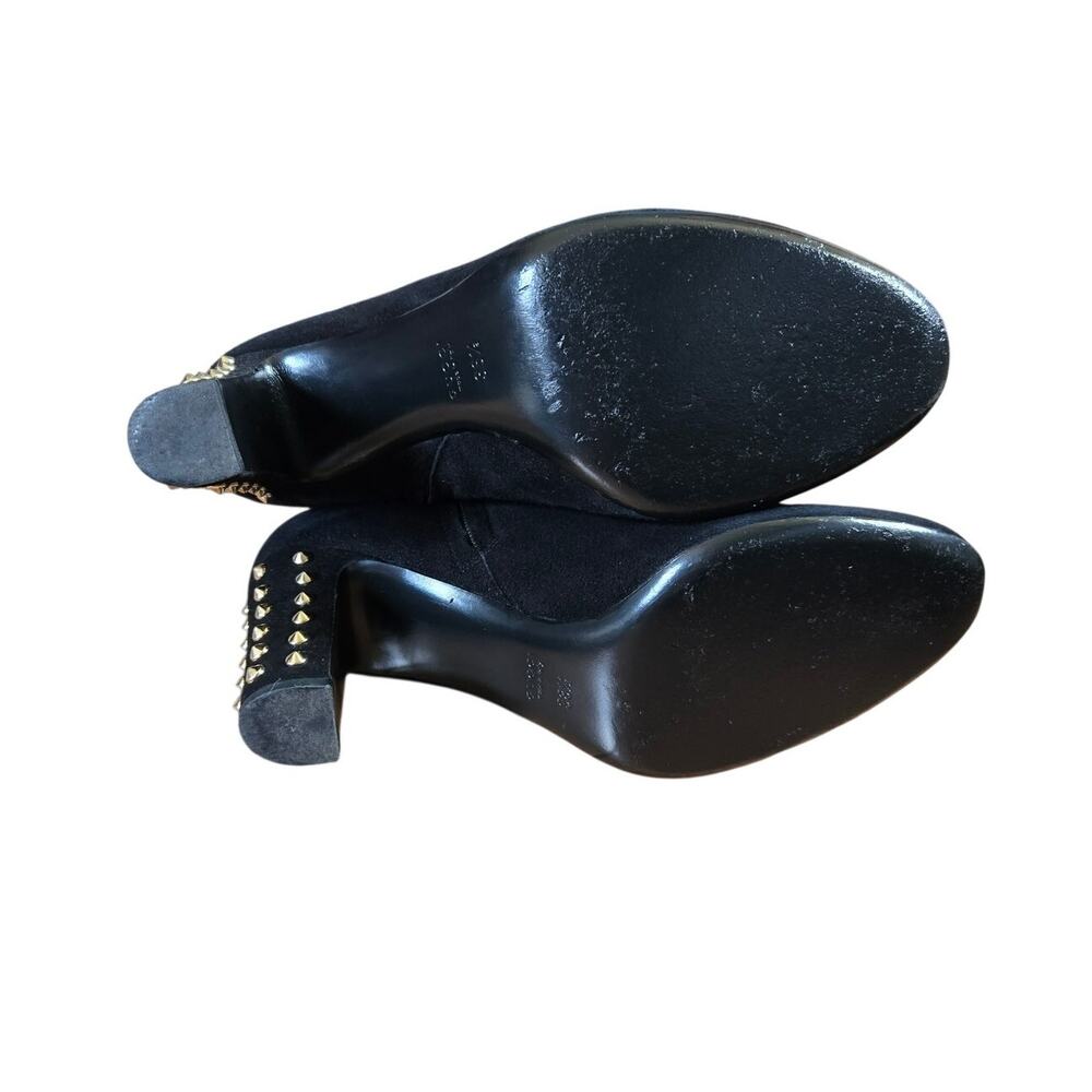 Gucci Melville Black Suede Spike Nero Kid Scamosciato Boots EU 38.5 US 8.5 - Picture 7 of 10